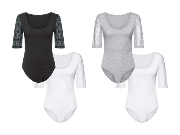 ESMARA(R) Bodystocking/ bodyshirt 2-pak