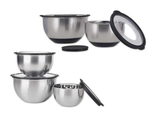 Edelstahl-Rührschüssel-Set