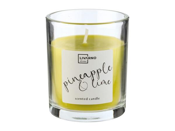 Livarno Home Scented Candle - Pineapple & Lime