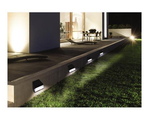 Belavi 
 Solar Deck Light or 3-Pack Step Lights