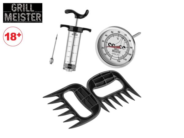 Grillmeister Pulled Pork Kit - 4 Piece Set