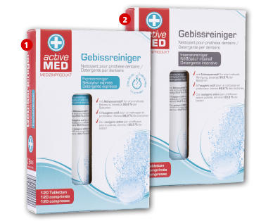 ACTIVE MED Nettoyant pour prothèses dentaires