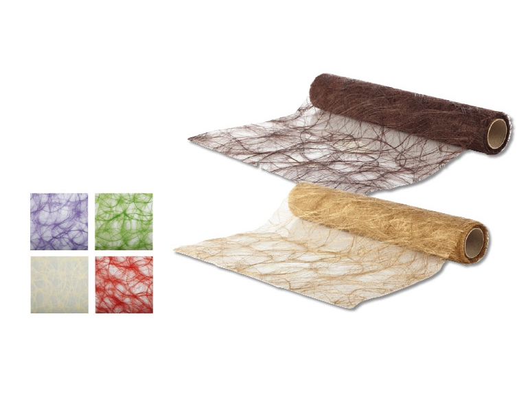 Chemin de table en fibre de soie