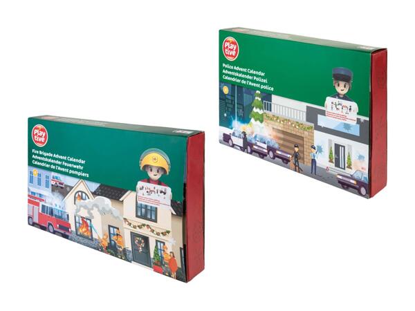 Calendrier de l'Avent pompiers/​police