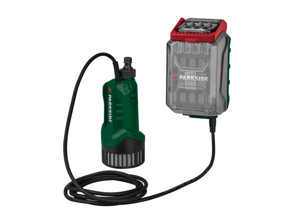 Batteridriven pump för regntunnor, 20 V