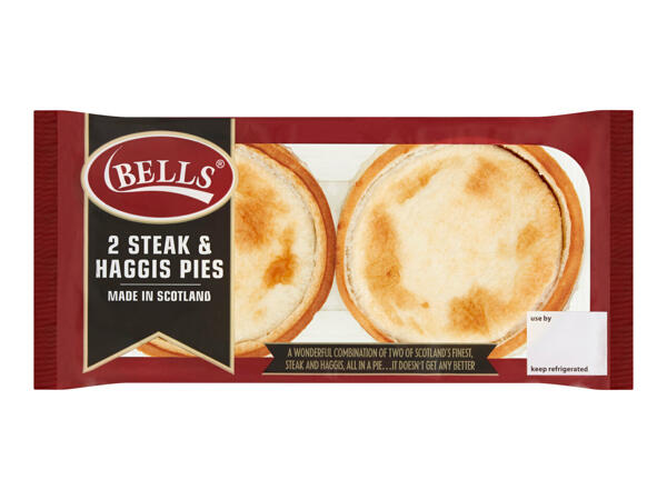 Bell's 2 Steak & Haggis Pies