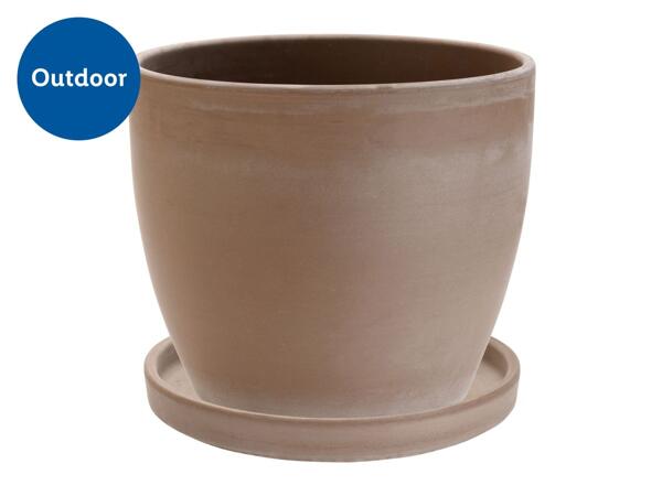 Outdoor Ceramic with Plate