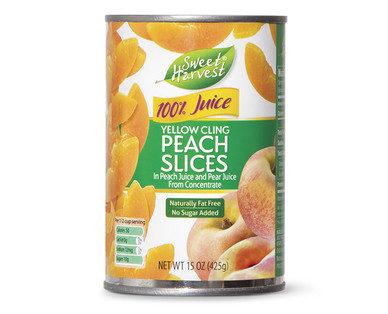 Sweet Harvest Peach Slices in 100% Juice
