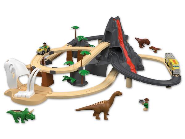Holz-Eisenbahn-Set „XL"