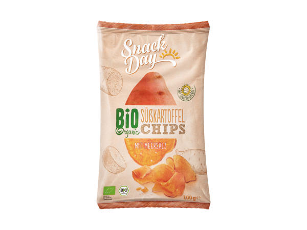 Chips de patate douce bio