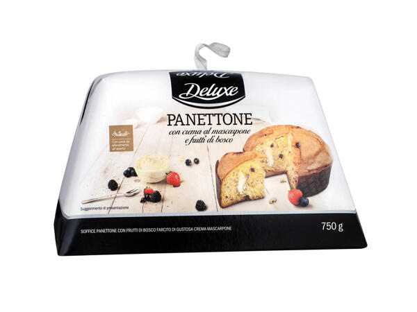 Panettone with Mascarpone and Forest Fruit