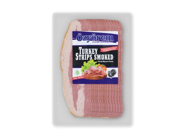 Røgede kalkunskiver