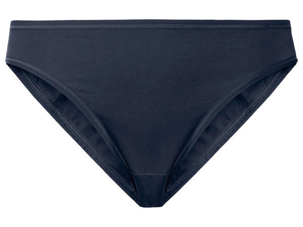 esmara(R) Damen Minislips, 5 Stück, mit hohem Baumwollanteil