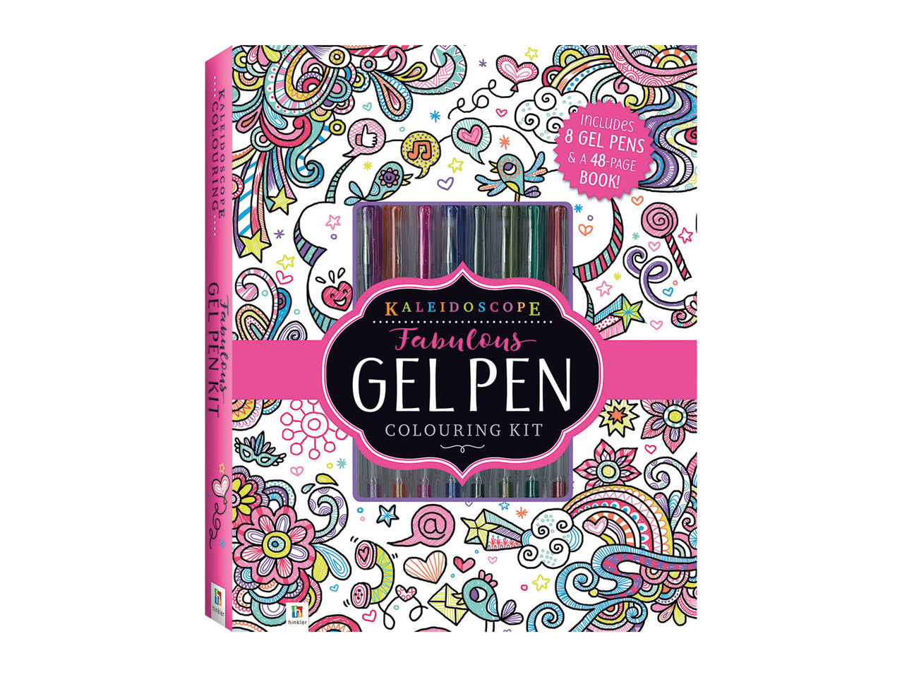 Hinkler Kaleidoscope Colouring Books with Pens1