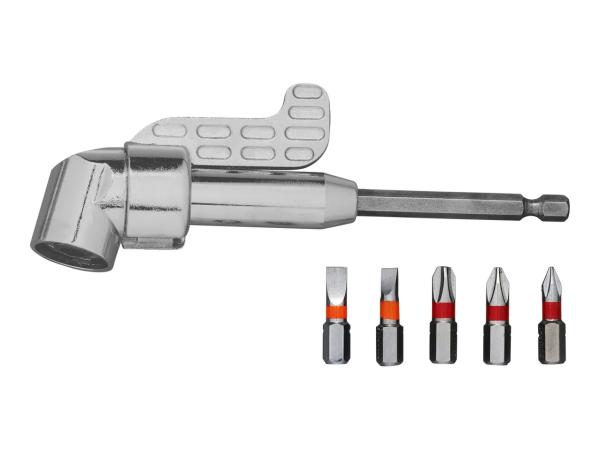 Parkside Angled Bit Holder with Bit Set - 6 Piece Set