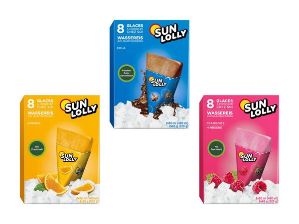 Sucettes glacées Sun Lolly