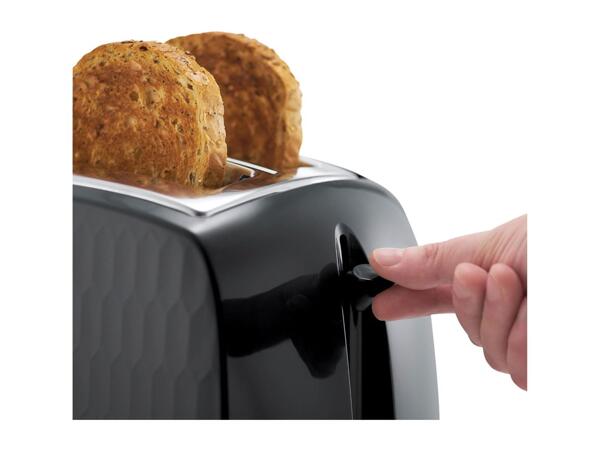 Russell Hobbs Honeycomb Toaster - Black