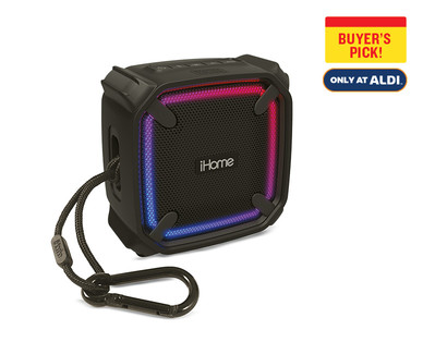 iHome Bluetooth Rechargeable Waterproof Speaker