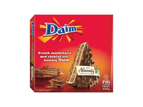 Daim Mandeltårta