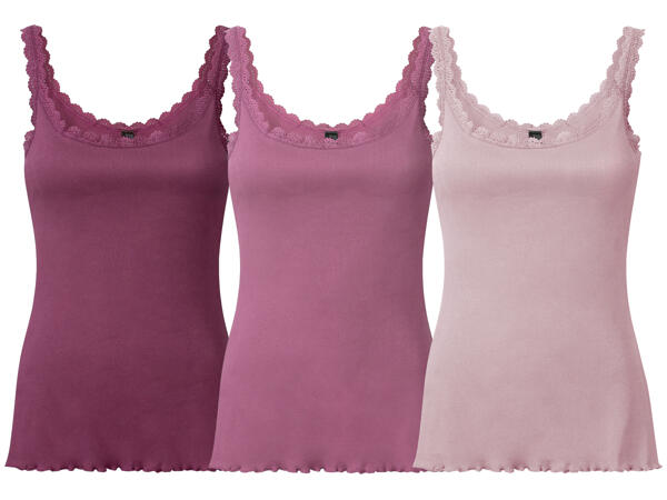 Ladies' Vest Tops with lace