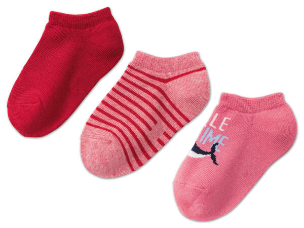 Kleinkinder Sneakersocken, 3 Paar