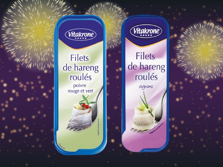 Filets de hareng roulés