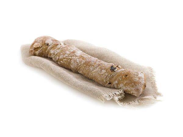 Flûte de tradition aux noix et raisins secs