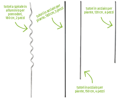 Set di tutori per piante/ pomodori GARDENLINE(R)