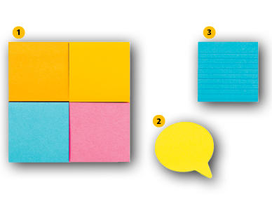 Bloc-notes auto-adhésifs POST-IT(R)