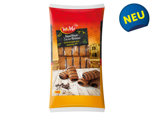 Napolitanas Cacao Rellenas