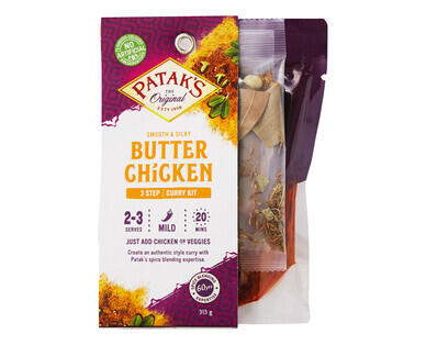 Patak's Indian Meal Kit Smooth & Silky Butter Chicken 313g