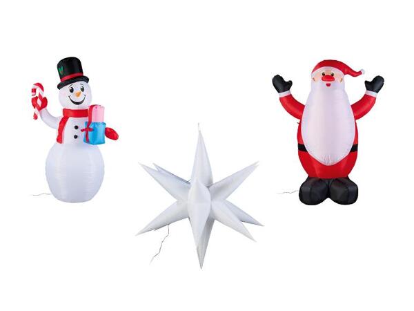 Samonafukovací vánoční LED figurka