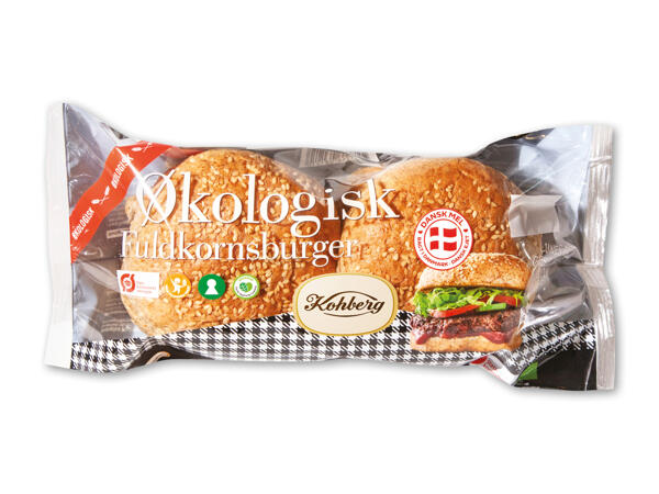 Kohberg økologiske fuldkorns-burgerboller