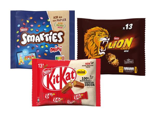 Lion, Kit Kat oder Smarties Minis