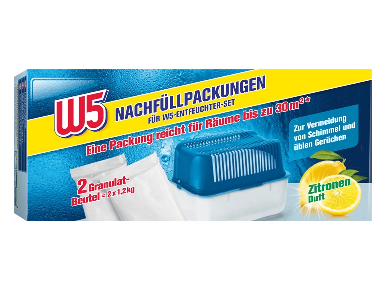W5 Raumentfeuchter Nachfüllpackungen