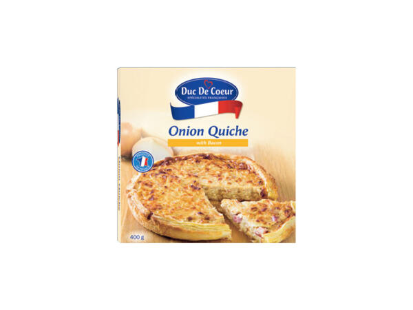 Onion Quiche with Bacon