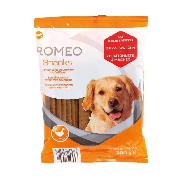 ROMEO(R) 				Bâtonnets à mâcher pour chiens, 28 pcs