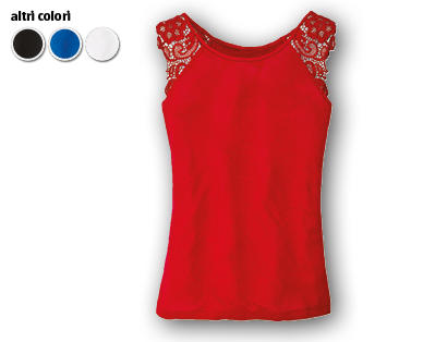 Canottiera con pizzo BLUE MOTION