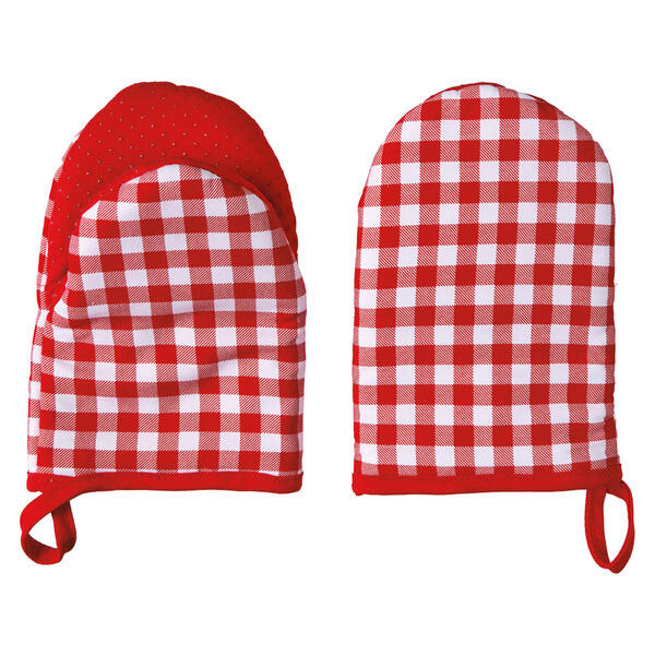 Crofton Gingham Oven Mitts - 2Pk
