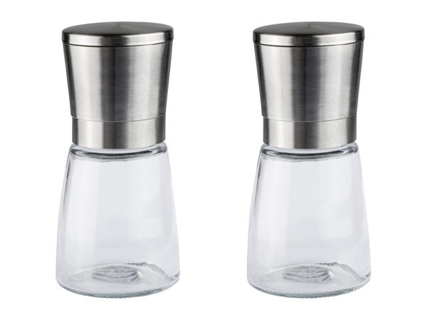 Ernesto Salt & Pepper Mill Set/ Vinegar & Oil Dispenser Set - 2 pack