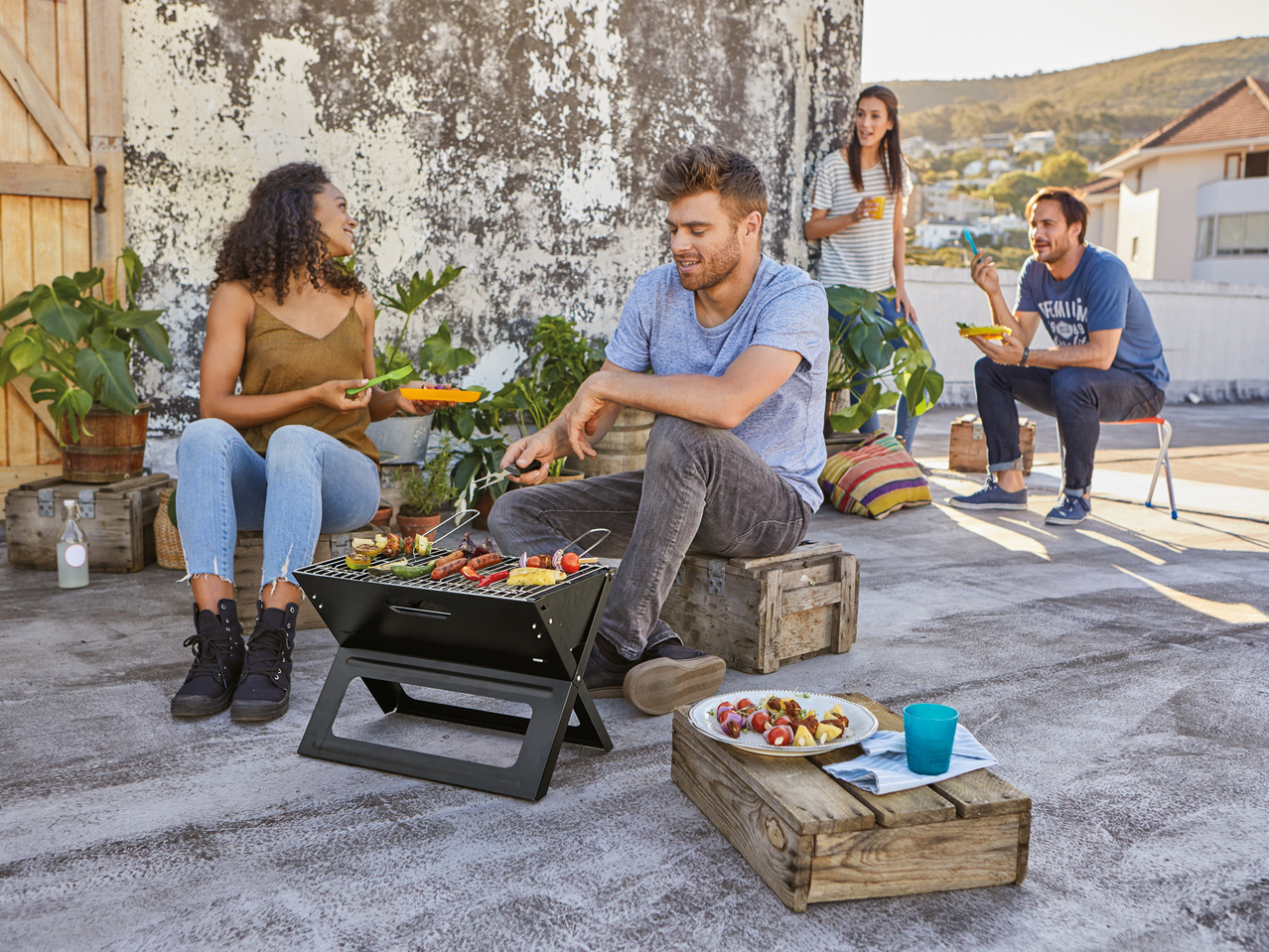 Florabest Folding Barbecue1