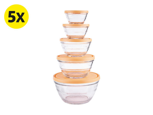 Glasskålar, 5-pack