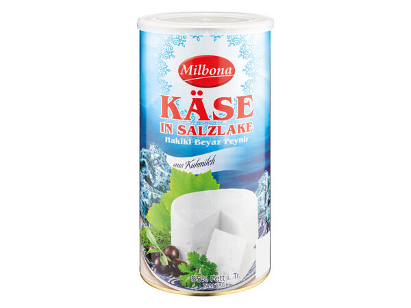 Weichkäse in Salzlake