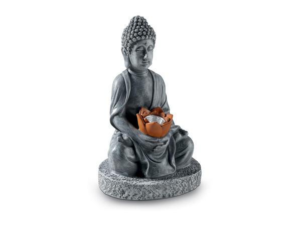 Livarno Home Solar Buddha/Solar House Ornament