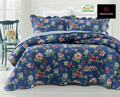QUILTED COVERLET SET - QUEEN/KING SIZE