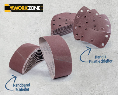 WORKZONE Schleifpapier sortiert