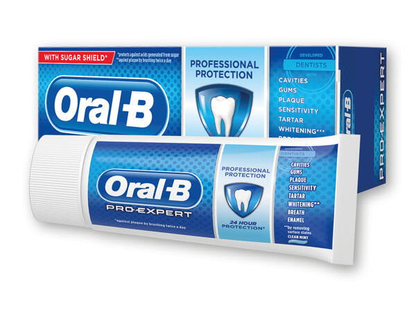 Oral-B tandpasta eller tandbørste
