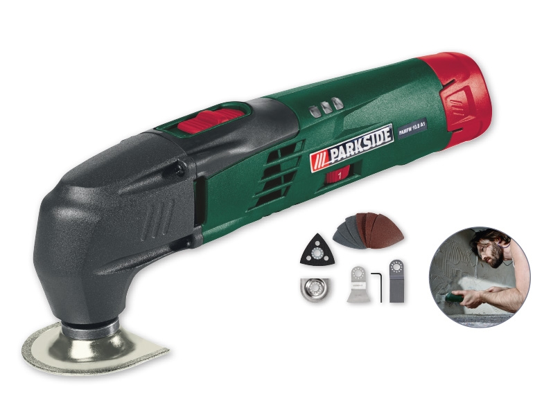 Parkside 10.8V Li-Ion Cordless Multi-Purpose Tool