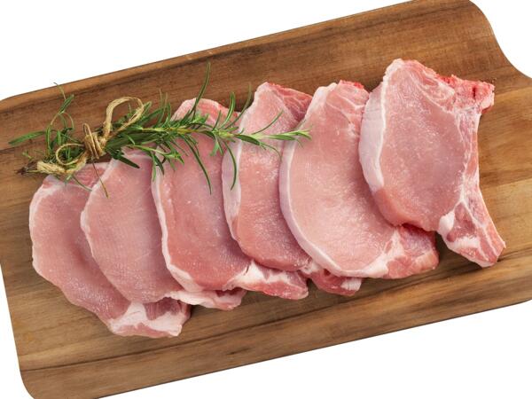 Frische Schweinekotelettes