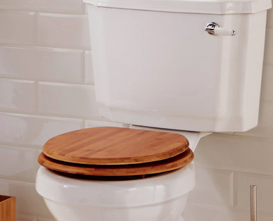 Bamboo Toilet Seat^